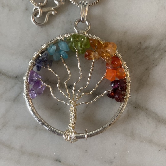 Beaded Tree Necklace - Picture 2 of 2